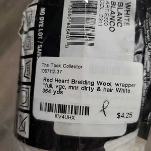 Braiding Wool, wrapper *full, vgc, mnr dirty & hair