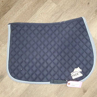 Quilt Jumper Saddle Pad, 1x piping *vgc, mnr dirt, hair, light fading
