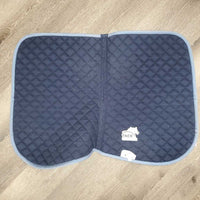 Quilt Jumper Saddle Pad, 1x piping *vgc, mnr dirt, hair, light fading
