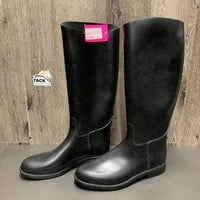 Pr Tall Rubber Boots *xc/vgc, mnr dirt & scuffs
