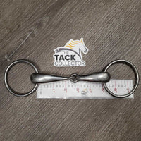 Thick Hollow Loose Ring Snaffle Bit *gc, dirt, scuffs, stains
