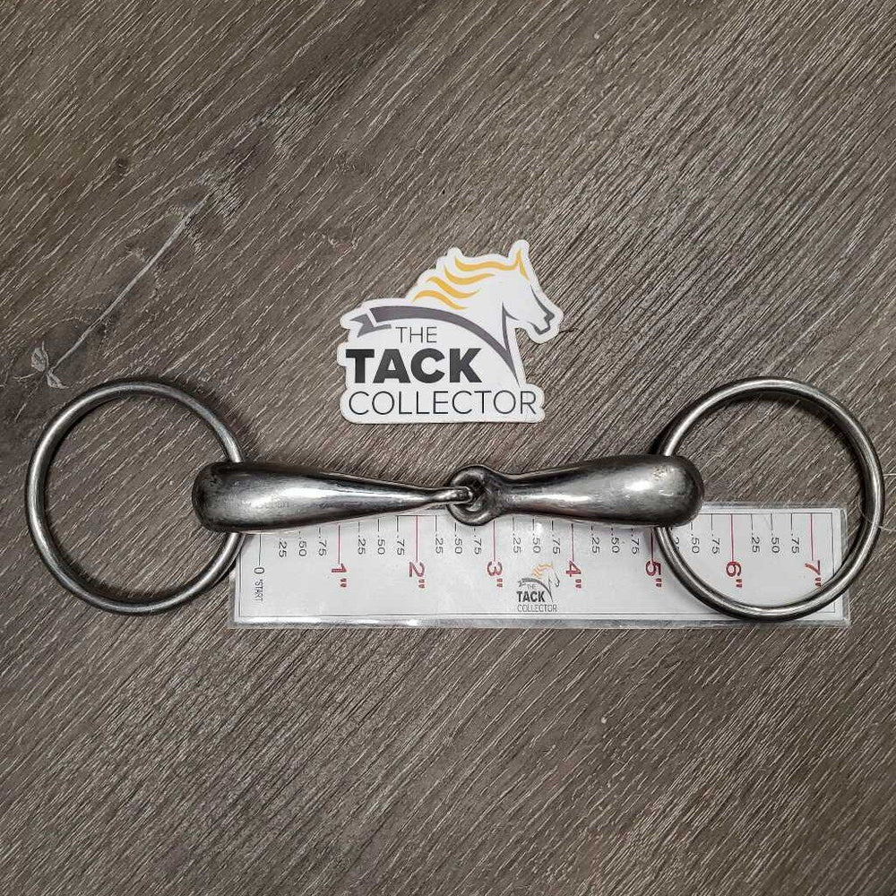 Thick Hollow Loose Ring Snaffle Bit *gc, dirt, scuffs, stains