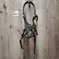 Nylon Web Side Pull Bitless Headstall *No Reins, gc, threads, frays
