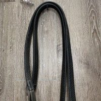 Rsd Padded Bridle, Flash, Bling, Rubber Reins *gc, mnr dirt, creases, loose keepers, dry, rubs, xholes, scraped edges, thin/rubbed rubber
