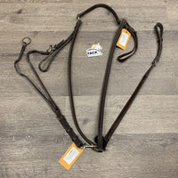 Rsd Breastplate, Running Martingale Attachment, snap *gc/fair, clean, film/residue, dry, stitf, twisted, xholes
