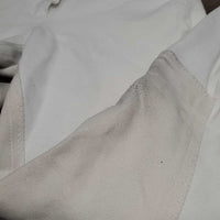 Pr Full Seat Breeches *gc/fair, older, dingy, undone seam stitching, pills & rubs, stains, discolored
