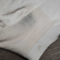 Hvy Cotton Full Seat Breeches *fair/gc, older, dingy, stains, rubs, seat: stretched, stained & pilly
