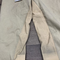 Hvy Full Seat Breeches *gc, older, stains, dirt? discolored, rubs, pills
