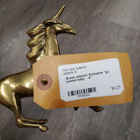 Brass Unicorn Statuette *gc, peeled belly
