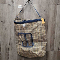 Hvy Stiff Mesh Hay Bag, strap *vgc, v.mnr dirt
