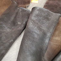 Full Suede Chaps *gc, rubs, scuffs, threads, faded, scratches, stains, older
