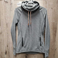 LS Super Soft Sweatshirt, xhigh slouch collar *gc, seam & edge rubs, pills