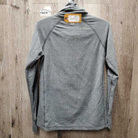 LS Super Soft Sweatshirt, xhigh slouch collar *gc, seam & edge rubs, pills
