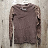 LS T Shirt *gc, hairy, faded, pilly cuffs
