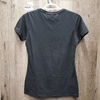 SS Cotton T Shirt, "SHL - Horse Head *vgc, hairy, mnr faded
