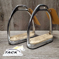 Pr Hvy Stirrup Irons *gc, dirt, stains, scuffs, rust spots
