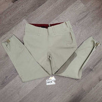 Side Zip Breeches *fair/gc, undone leg seam, older, seam puckers, discolored seat & leg, pills
