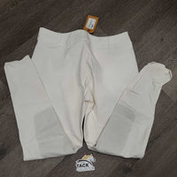 Euroseat Breeches, Side Zip *xc, older, mnr seam puckers & stains
