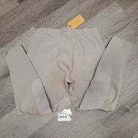 Euroseat Breeches *gc/fair, stretched crotch & seat, older, rubs, pills, snags, v.discolored seat & legs
