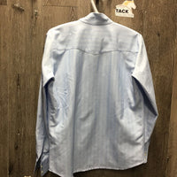 LS Show Shirt *gc, mnr threads, pits & snags, older, no collar, button hole threads
