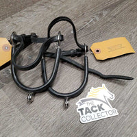 Pr Fine Soft Rowel Rubber Edge Spurs, Leather Spur Straps *vgc, mnr dirt & rubs, like new straps
