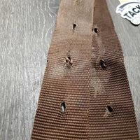 Nylon Off Billet Cinch Strap, lace *gc, dirt, stains, dents, frayed & stretched holes
