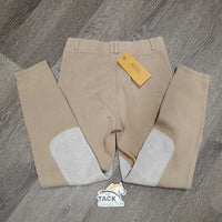 JUNIORS Hvy Cotton Pull On Breeches *gc, stains/discolored, v.pilly knees, seam puckers, faded
