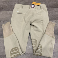 Euroseat Breeches *gc/fair, seat & legs: discolored, v.rubbed spots & pills, seam puckers, stretched seat
