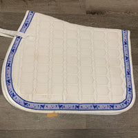 Quilt Jumper Saddle Pad *gc, clean, rubs, stains & pills
