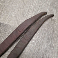 Leather Split Reins, 1 Water Loop End *gc, dirty, residue, rubs, scuffs
