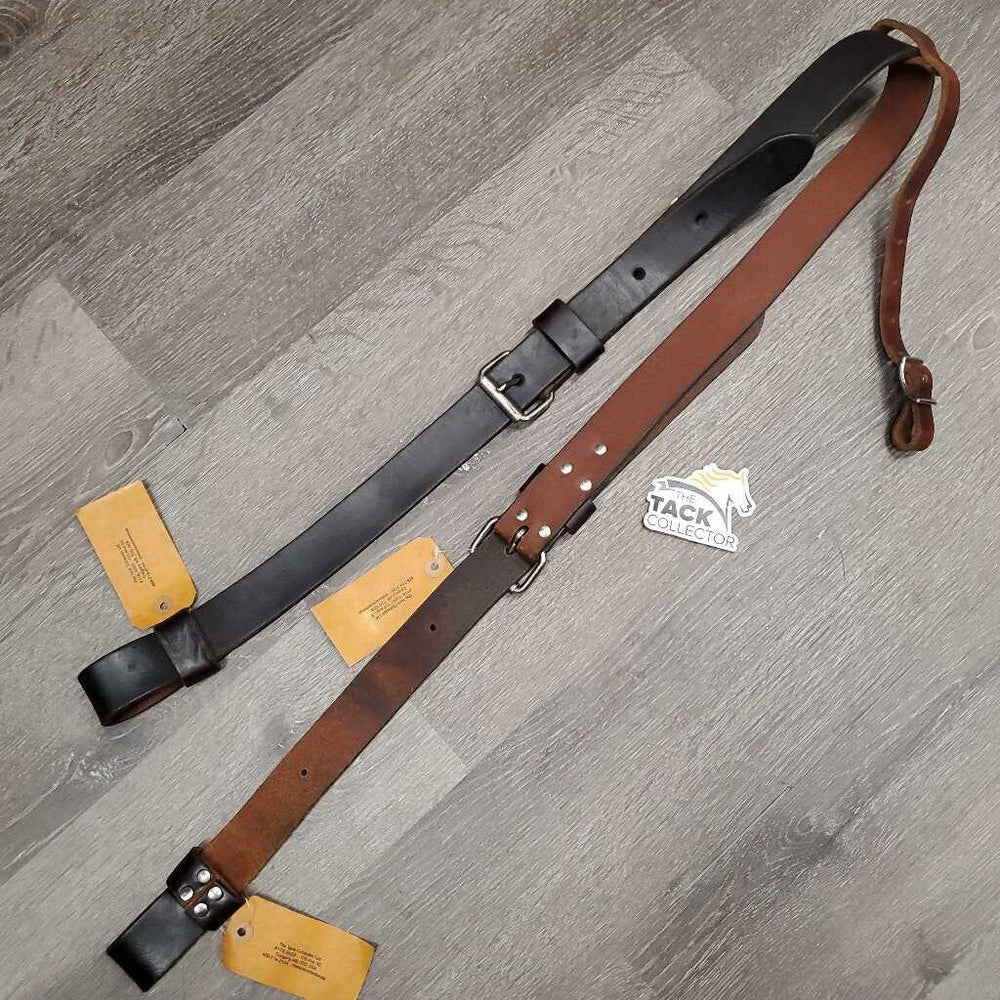 Leather Back Cinch, Complete with Billets and Connector Strap *vgc, v. mnr dirt, x holes, sm cuffs