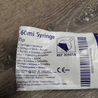 60 ml Syringe, bag *new, scratches, dirty, *01/2022
