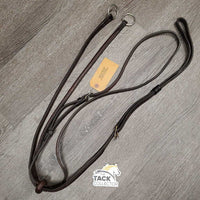 Rsd Wide Soft Running Martingale, stopper *gc, clean, xholes, oxidized, faded, rubs, seams: dirt & residue, cracked stopper
