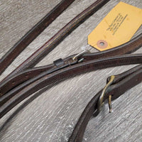 Rsd Wide Soft Running Martingale, stopper *gc, clean, xholes, oxidized, faded, rubs, seams: dirt & residue, cracked stopper
