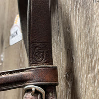 Rsd Narrow Bridle *gc, clean, older, stiff, dry, crackles, tight keepers
