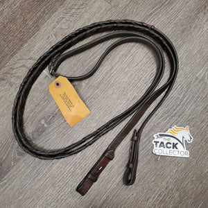 Braided Reins *gc, mnr film,dirt, scuffed