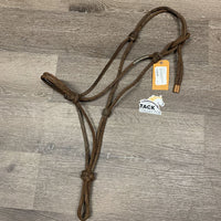 Thick Stiff Nylon Rope Halter *gc, dirty, rubs/frays, stains
