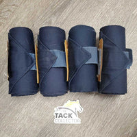 4 Stretchy Nylon Leg Wraps *gc, clean, pilly edges, hair
