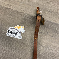 Flash Strap Only *gc, clean, edge rubs, dry, scrapes, missing keeper, faded, stains
