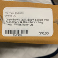 Quilt Baby Saddle Pad *Landmark & Greenhawk, bag *new
