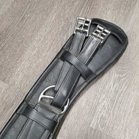 Self Adjusting Padded Leather Dressage Girth *vgc, clean, residue, mnr dirt, hair, creases
