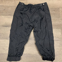 Quick - Short Riding Rain Pants, Mesh Lined *like new/xc, v.mnr inner mesh snags
