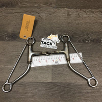 Long Shank Western Snaffle *fair, rusty, peeled, clean, chipped, gunk
