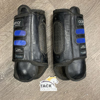 Closed Eventer Boots, velcro, mesh bag *gc, dirty, scratches
