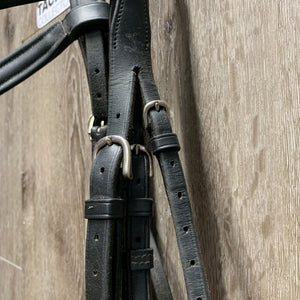 Rsd Padded Monocrown Dressage Bridle, Crank, Buckles *NO Flash, vgc, oily, clean