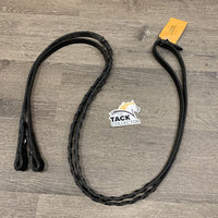 Soft Leather Braided Reins *vgc, mnr dirt & edge rubs, film
