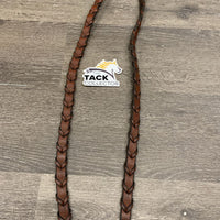 FS Rsd Braided Reins *vgc, clean, stains, rubs, residue, sticky, dusty
