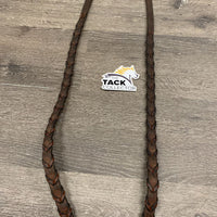 FS Rsd Braided Reins *vgc, clean, stains, rubs, residue, sticky, dusty
