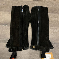 Pr Suede Half Chaps *xc/like new
