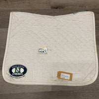 Quilt Dressage Pad *gc, clean, mnr stains, hair, threads, binding rubs, puckered, dingy